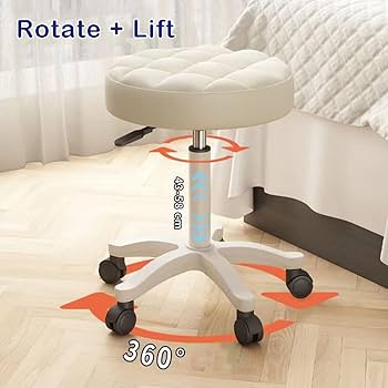 Amazon｜リフトチェアビューティースツールプーリーチェア回転